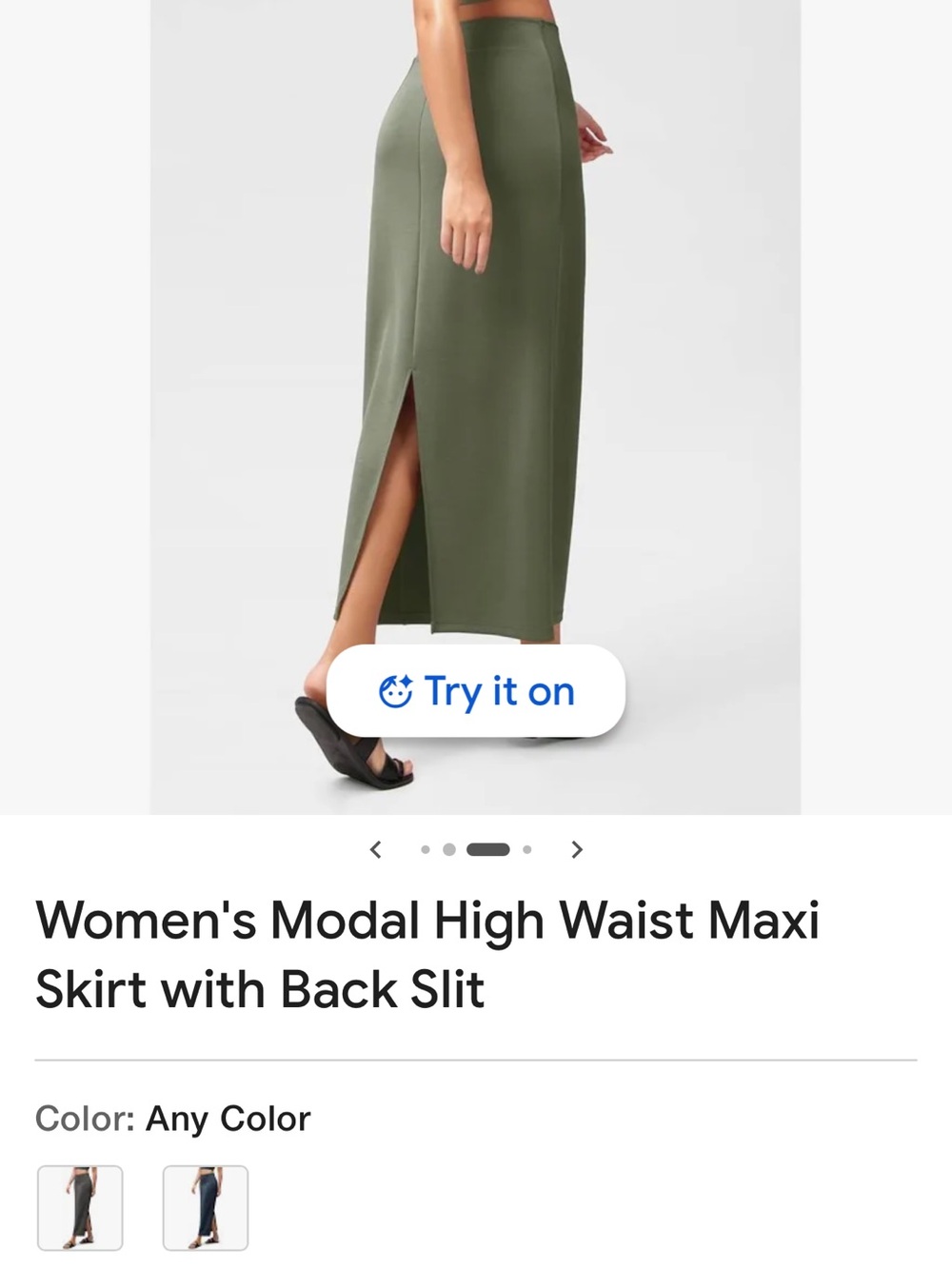 Moda Beige  Pencil Skirt with Back Slit